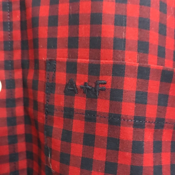 Abercrombie & Fitch XL Blue and Red Checked Shirt - Picture 3 of 6